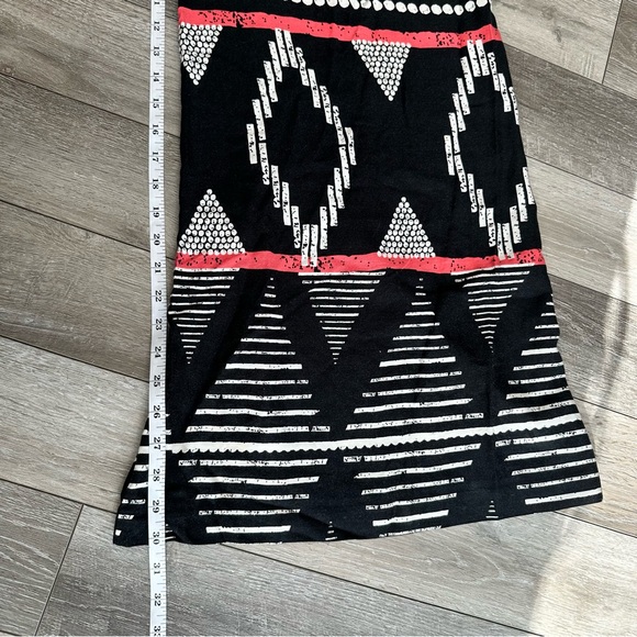 Anthropologie Elevenses Amapa Black Tribal Print Crossfront Wide Leg Jumpsuit 8 - Picture 15 of 16